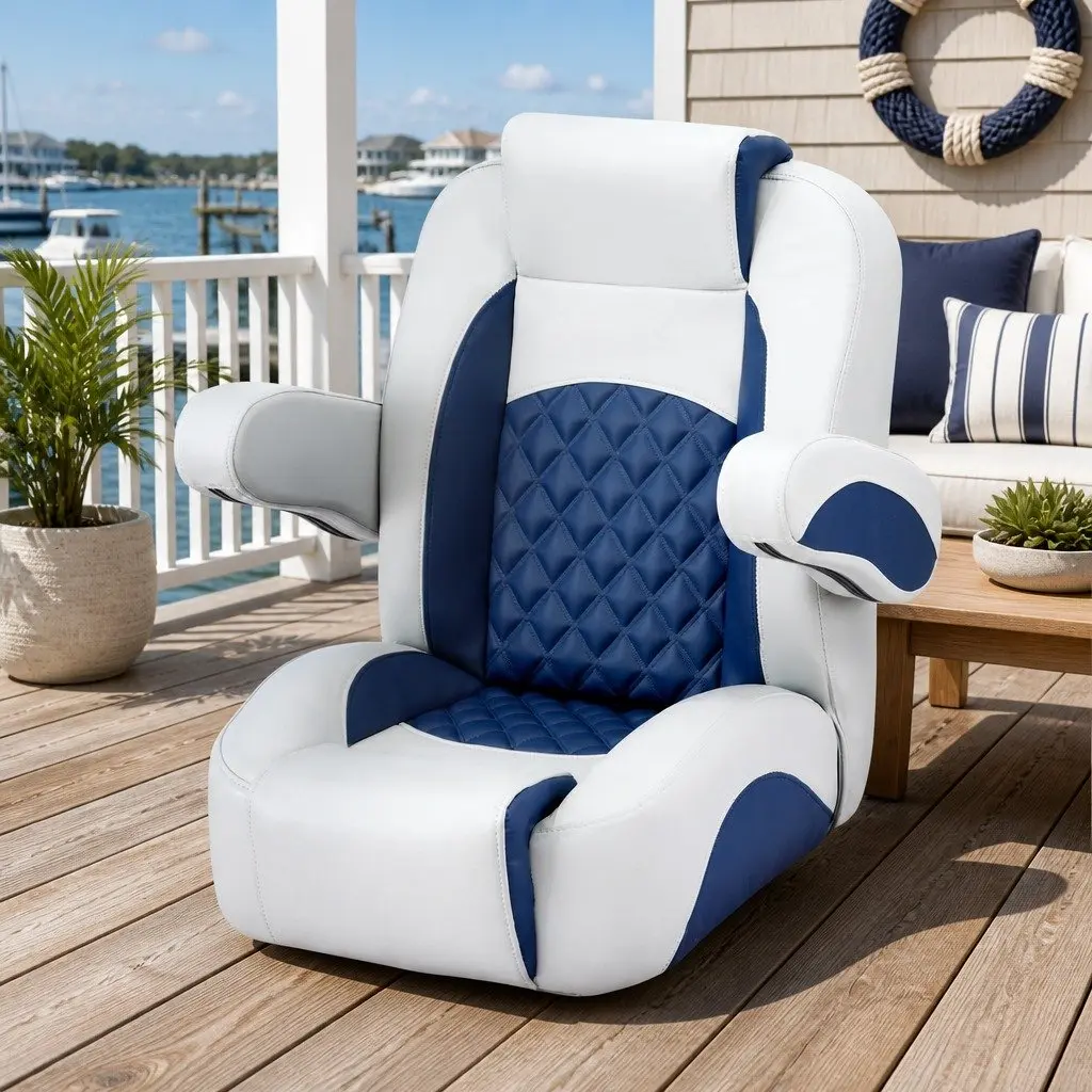 Adjustable Reclining Captain Boat Seat