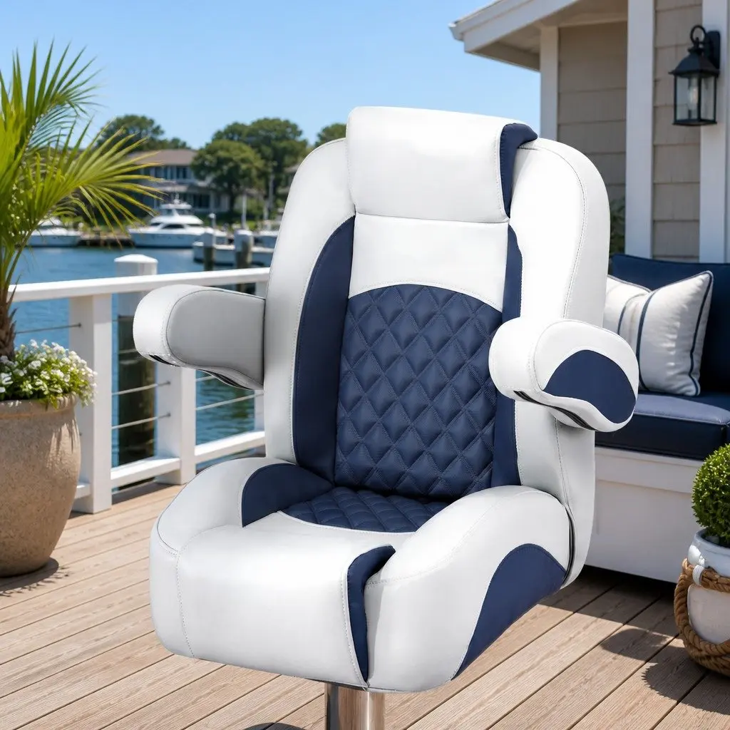 Adjustable Reclining Captain Boat Seat