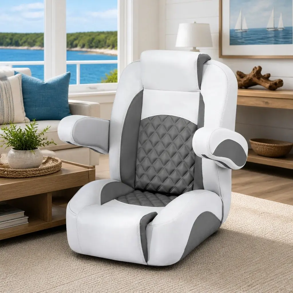 Boat Reclining Captain Seat with 19cm Cushion