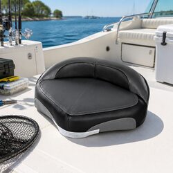 Boat Seat with Dimensions 38 x 28 x 14cm, PVC Fabric