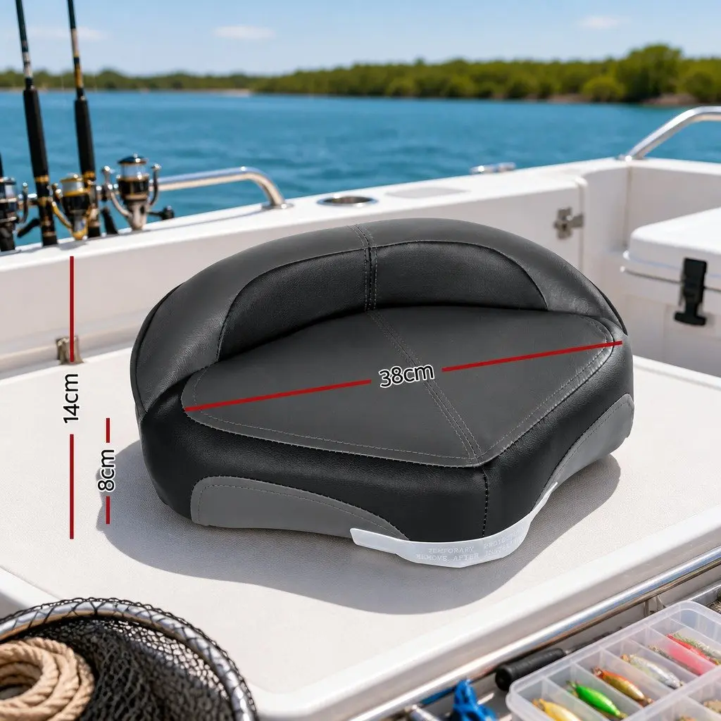 Boat Seat Swivel Fishing Chair with 8cm Padding for Deck Use