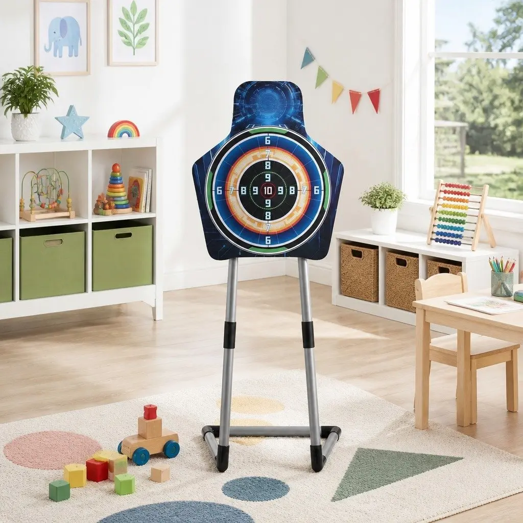 Kids Bow and Arrow Set Toy Archery Target Practice Indoor Outdoor Activity Game