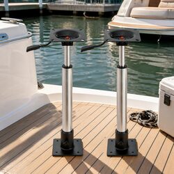Boat Seat Pedestal with 55-75cm Adjustment - 2 Pack