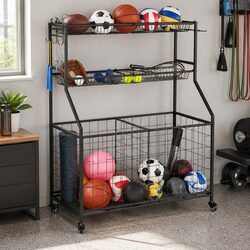 Heavy-Duty Sports Equipment Organizer – Specs Inside