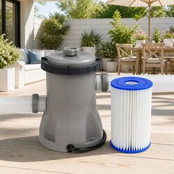 330GPH Above-Ground Pool Filter Pump with Complete Specs