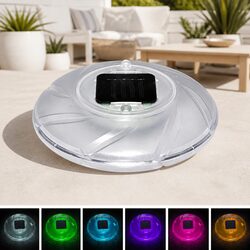 Solar Float Lamp LED Pool Light Multicolour Floating Garden Pond Decoration