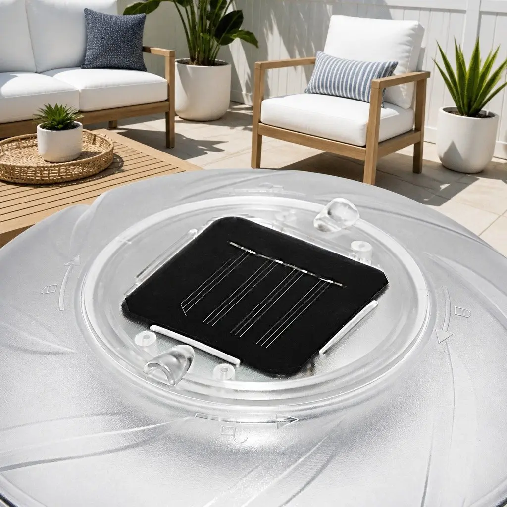 Solar Float Lamp LED Pool Light for Garden Pond Decoration 18cm