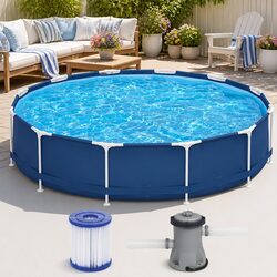 Specifications of 366cm Round Steel Frame Swimming Pool