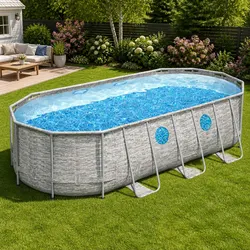 Above Ground Swimming Pool Specifications: 549x274x122cm