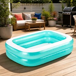 Rectangular Inflatable Pool for Kids 200x146x48cm