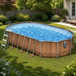 Specifications of the Steel Frame Swimming Pool 6.1 x 3.66m