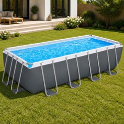 488x244cm Above Ground Pool with Steel Frame Details