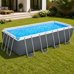 488x244cm Above Ground Pool with Steel Frame Details
