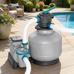 High Capacity Sand Filter Pool Pump Specs: 11355L/H Flow Rate