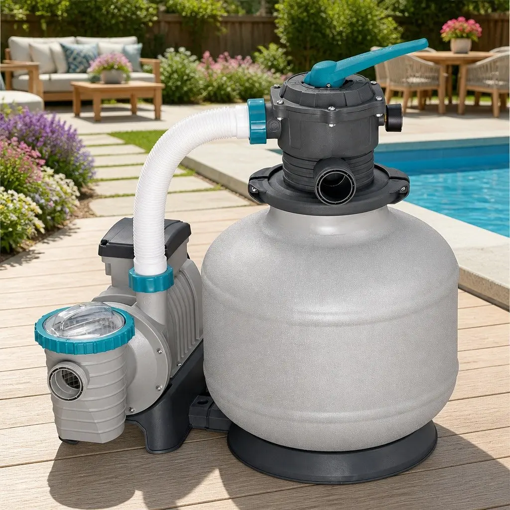 Pool Pump Sand Filter 11355L/H Above Ground Swimming Pools Water Filtration