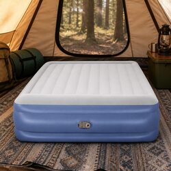 King Air Mattress Specifications: 203x193x56cm, AC Pump Included