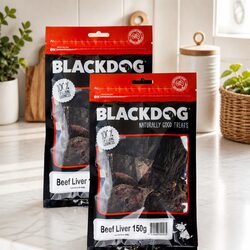 Beef Liver Dog Treats 150g x 2 Pack – Nutritional Chews for All Breeds