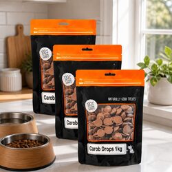 Carob Buttons Dog Treats - Specifications and Ingredients