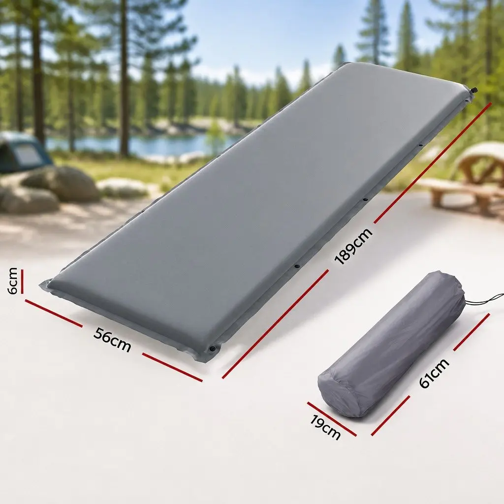 Self-Inflating Camping Mattress Grey