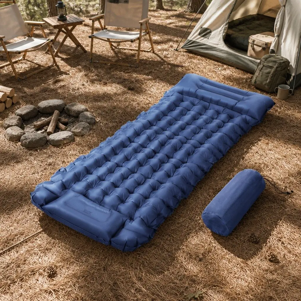 Self Inflating Sleeping Mat Single Camping Mattress 9cm