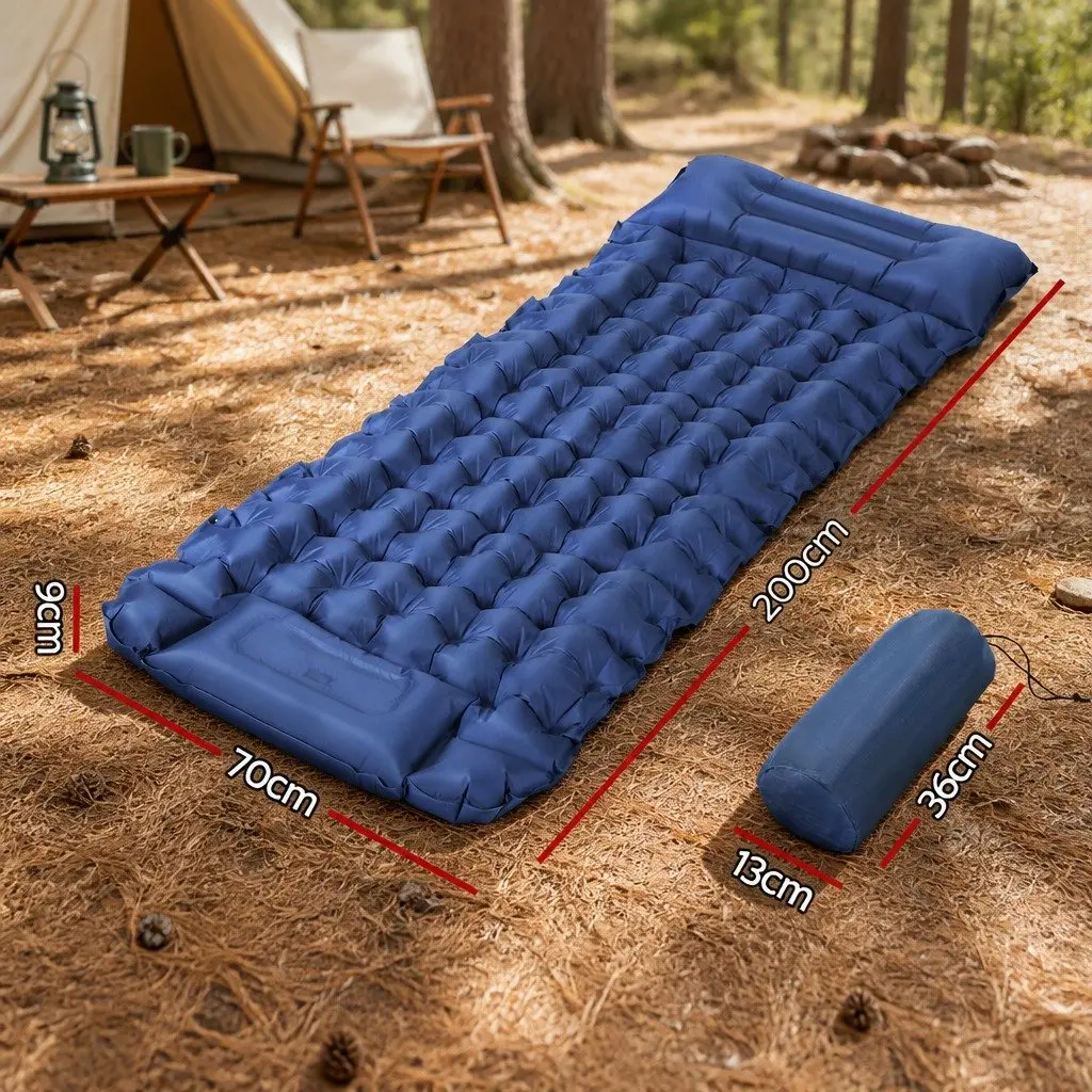 Self Inflating Sleeping Mat Single Camping Mattress 9cm