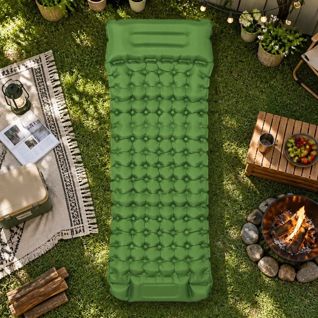 Self-Inflating Sleeping Mat with Pillow