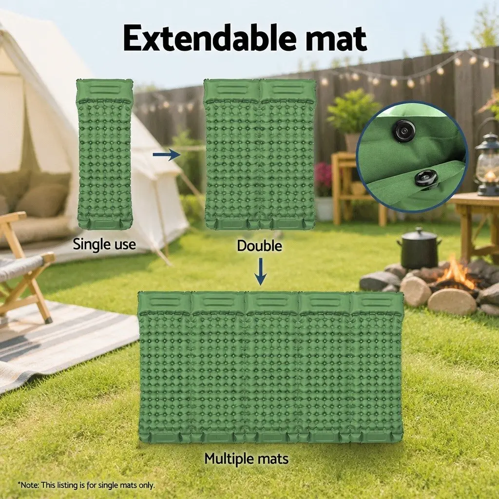 Self-Inflating Sleeping Mat with Pillow