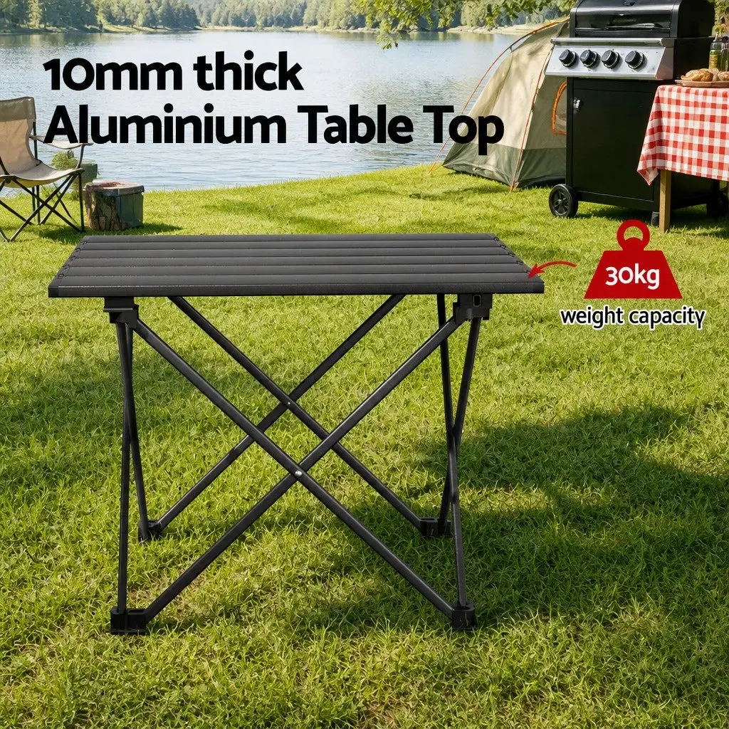 Folding Camping Table Outdoor Use 40CM Roll Up Portable Aluminium Desk