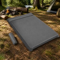 Double Self-Inflating Camping Mattress 196x136x10cm