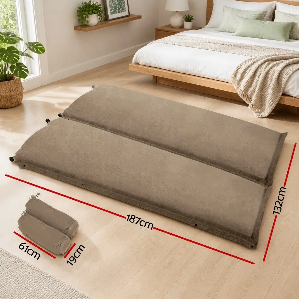 Self Inflating Mattress Camping Double 187x132cm
