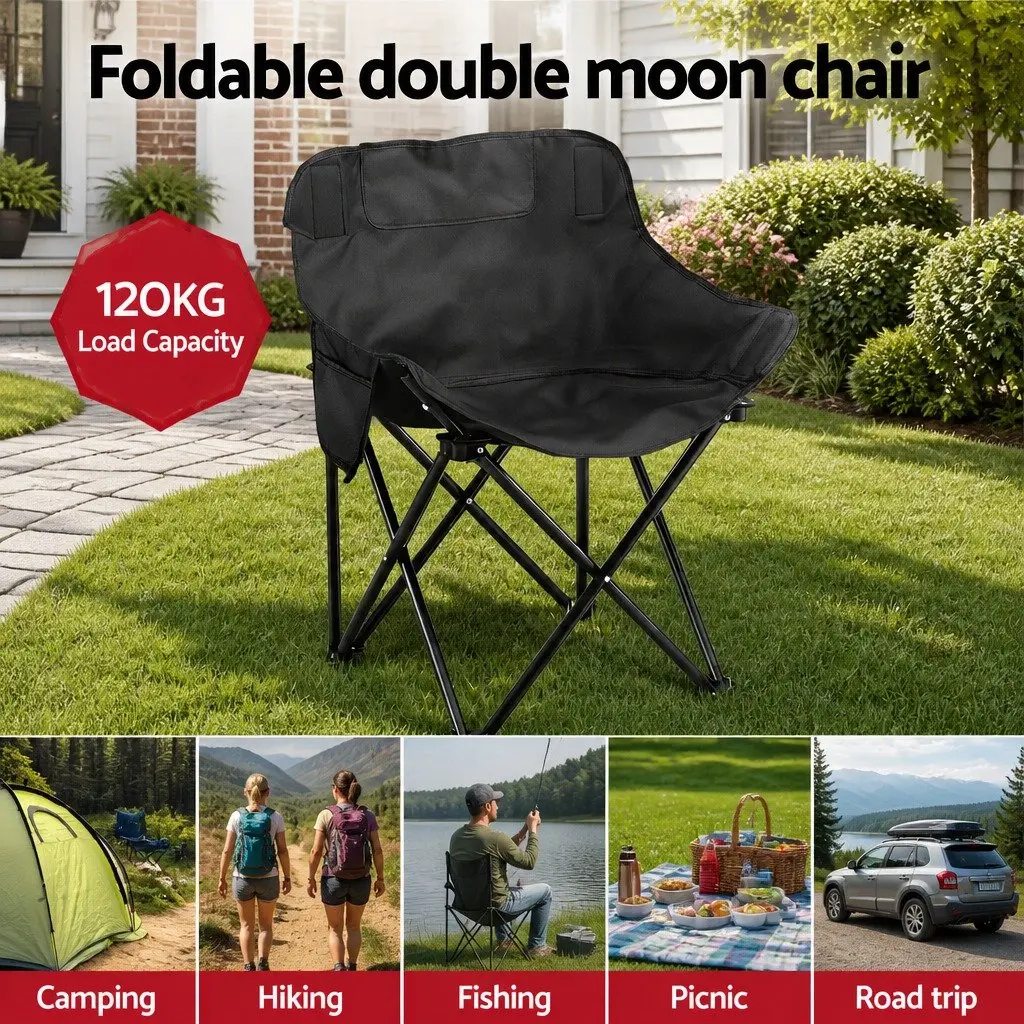 Camping Table Chair Set 3 Piece Outdoor Folding Portable Picnic Beach