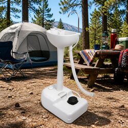 Portable Handwash Stand Specs: 19L Tank and Easy Setup