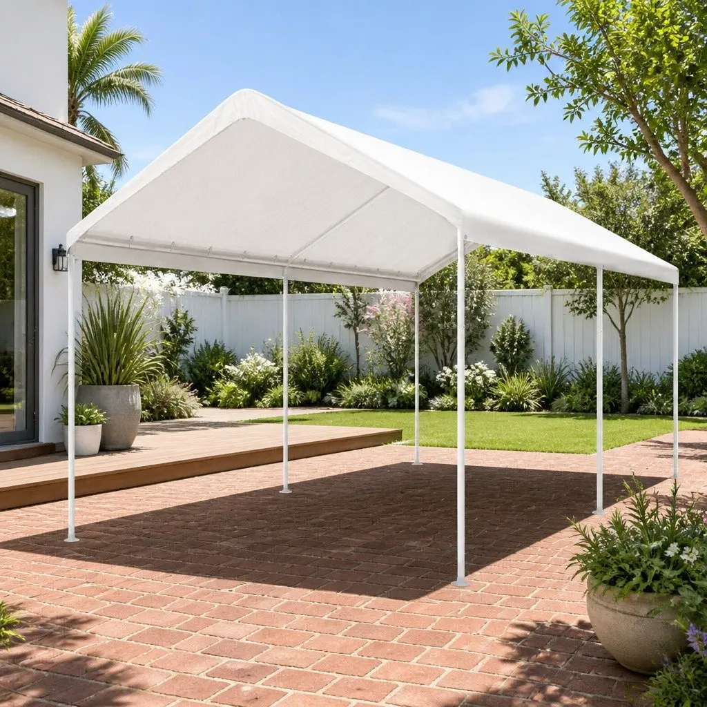 3x6m Carport Shelter with Steel Frame