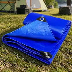 200GSM Heavy Duty Tarp - Dimensions 7.3x9.15m, Blue