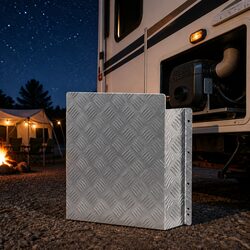 Diesel Heater Tank Cover 10L 15L Caravan Trailer Truck Protective Silver