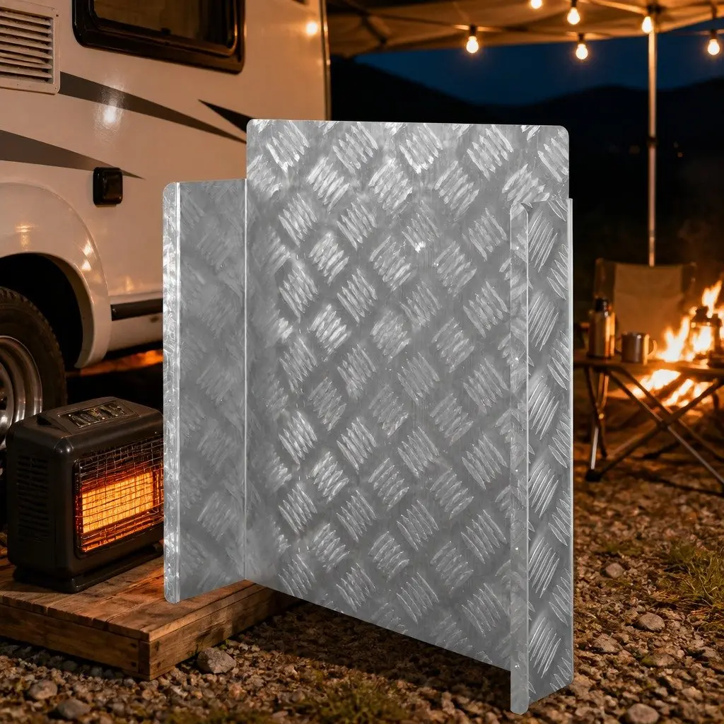 Diesel Heater Tank Cover for Caravan Trailer Truck 10L 15L Silver