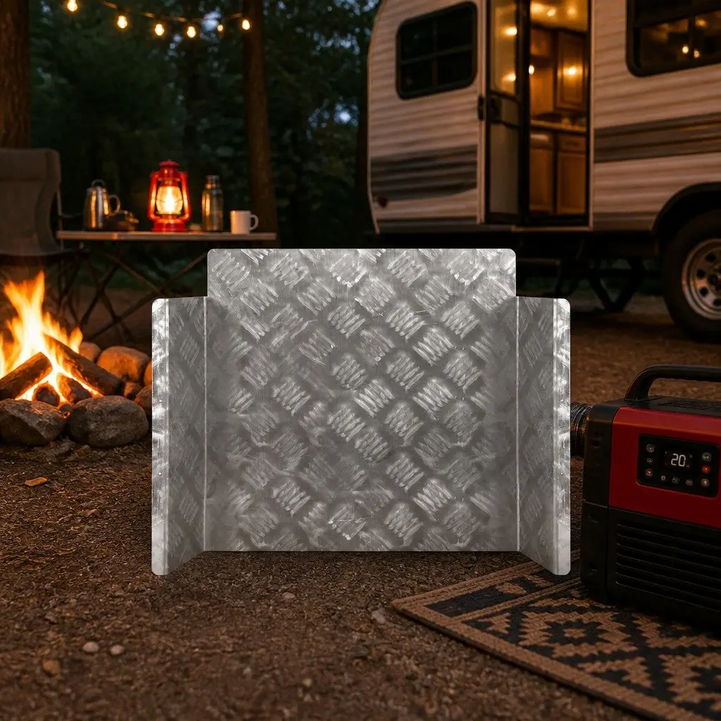 Diesel Heater Tank Cover for Caravan Trailer Truck 10L 15L Silver