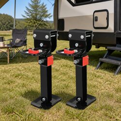 Caravan Stabiliser Legs 2X 410-545mm Drop Down Corner Trailer RV Camper Van