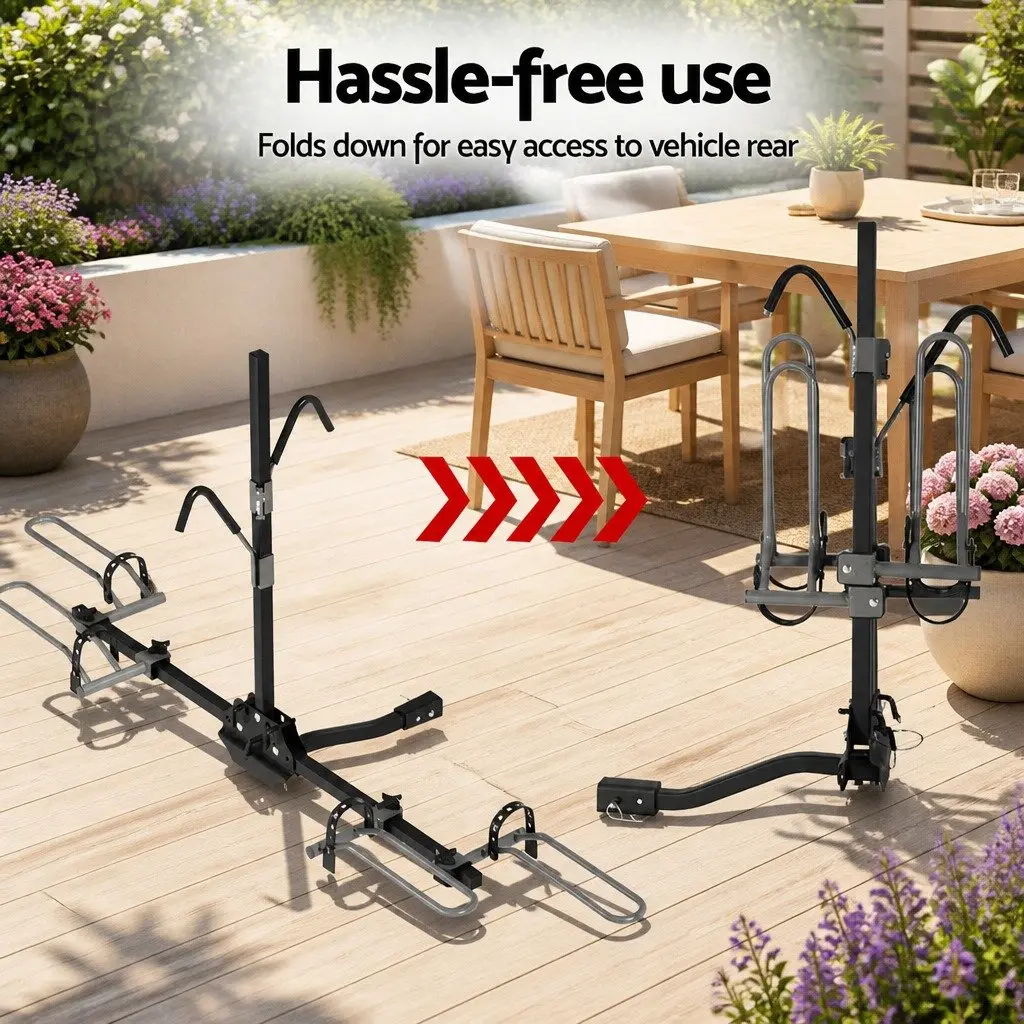 2-Bike Hitch Mount Carrier Rack