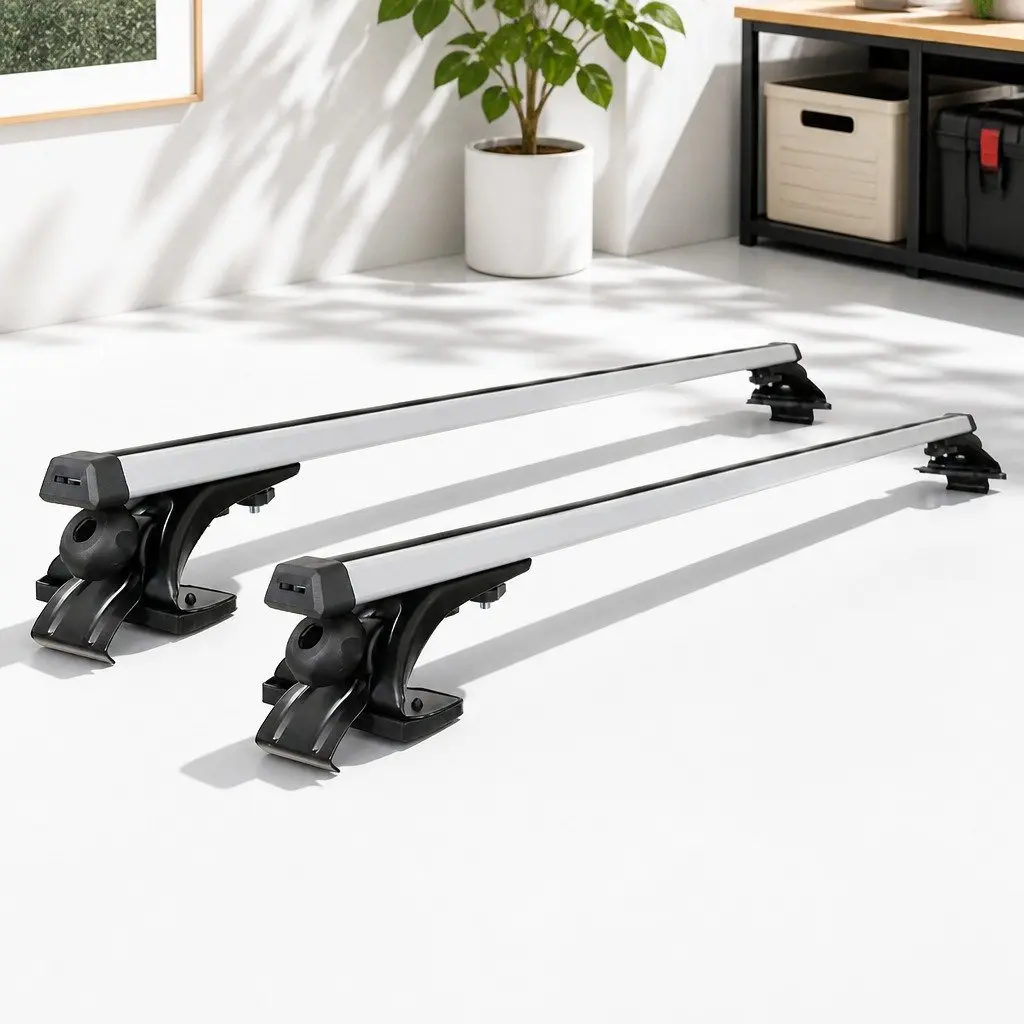 145cm Adjustable Aluminum Car Roof Rack for Bare Roofs