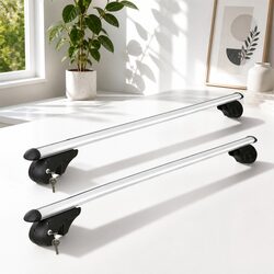 Adjustable Aluminium Car Roof Rack, 123cm Capacity