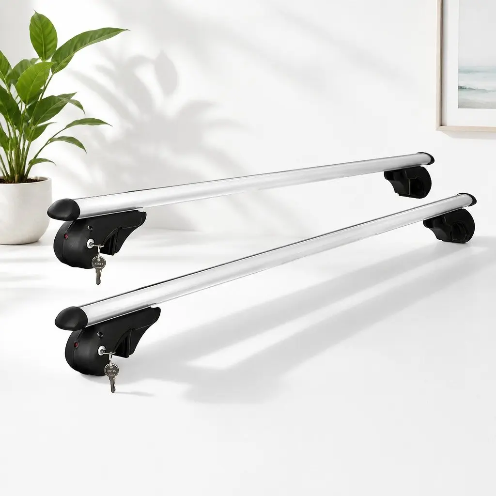 Adjustable Aluminium Car Roof Rack, 123cm Capacity