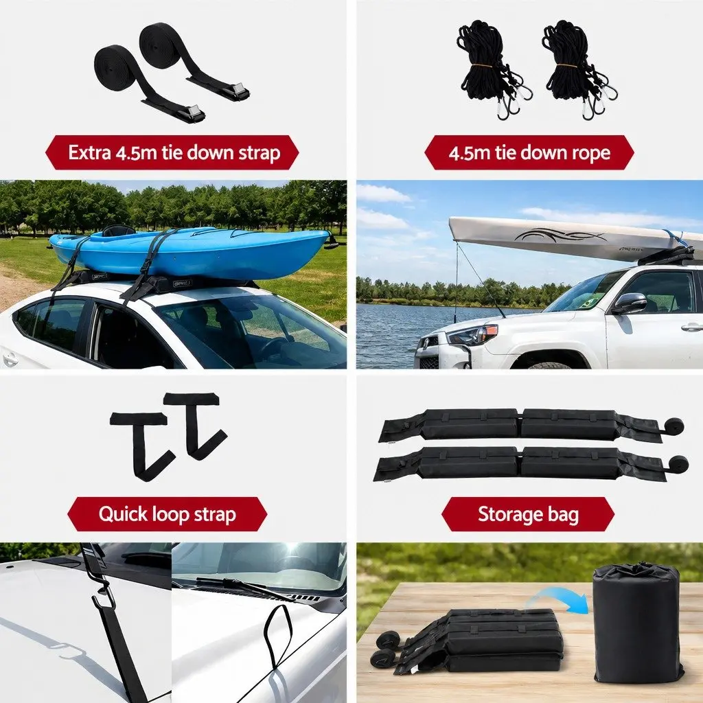Universal Soft Roof Rack Pads