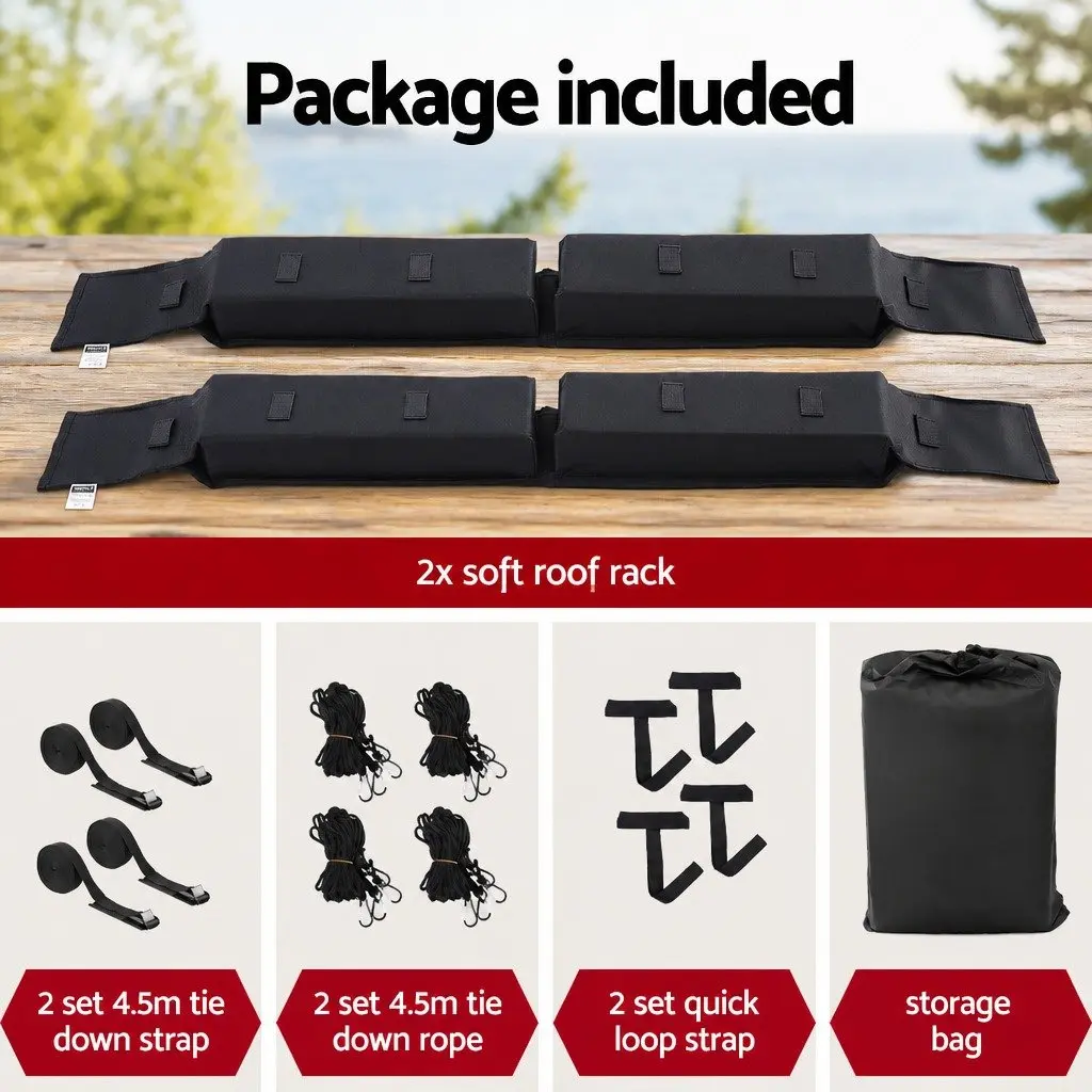 Universal Soft Roof Rack Pads