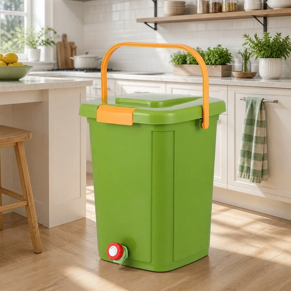 20L Kitchen Compost Bin with Sorting Tray