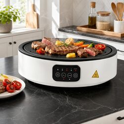 2000W Electric Hot Plate with Detachable Grill Plate
