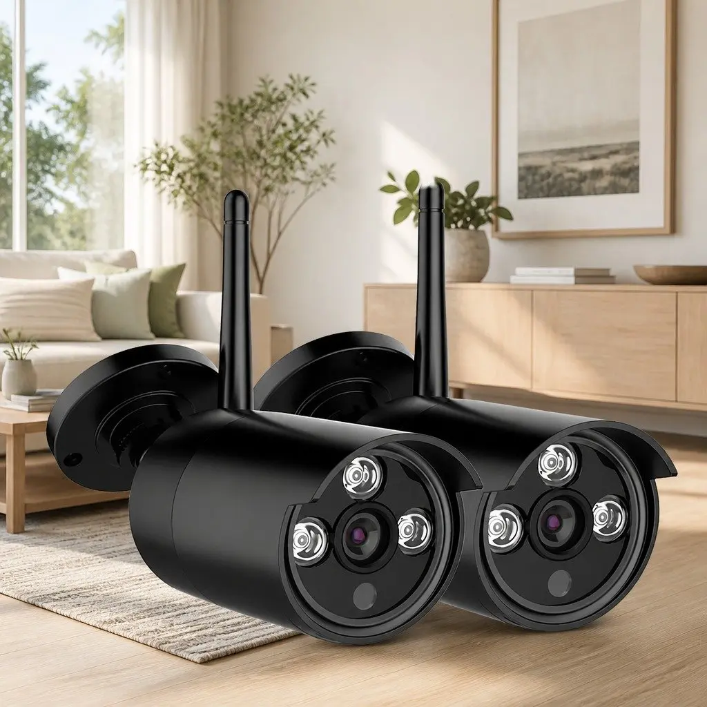 3MP Wireless Bullet Security Camera with IP66 Rating