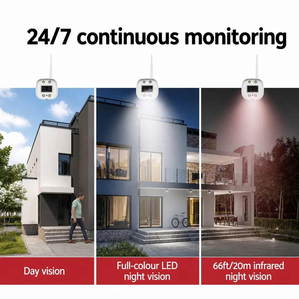 3MP Wireless CCTV Security Camera System