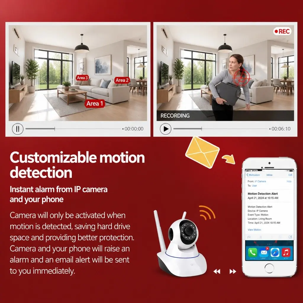 1080P Wireless IP Security Camera