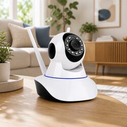 1080P Wireless IP Camera Security WIFI Surveillance Dome White Plug and Play